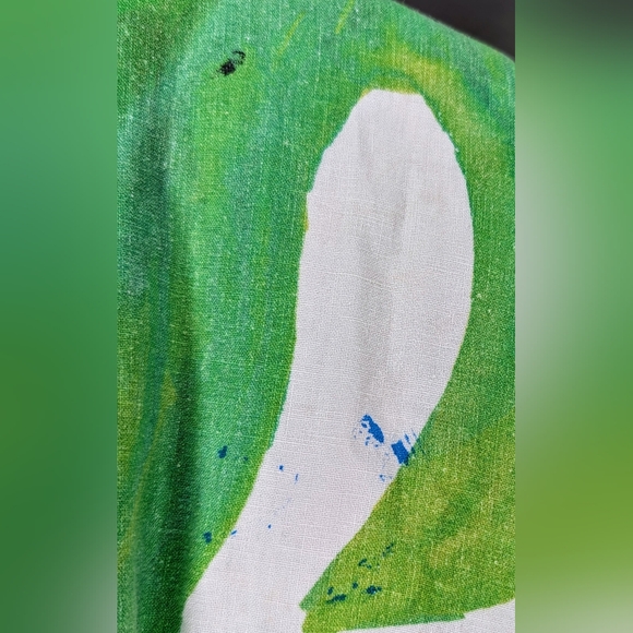 Farm Rio • Monstera Maxi Dress in White/Kelly Green READ - Picture 7 of 7